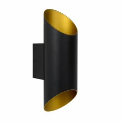 Lampes Dorées-Luminaires Lucide Applique murale Lucide QUIRIJN Noir, 1 lumière