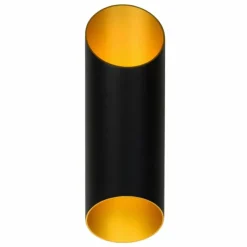 Lampes Dorées-Luminaires Lucide Applique murale Lucide QUIRIJN Noir, 1 lumière