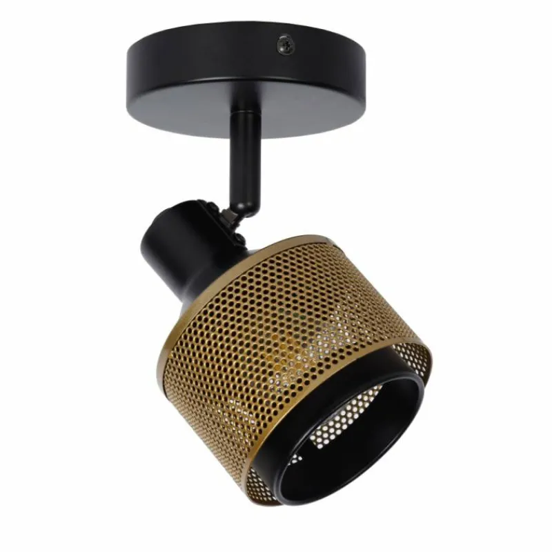 Lampes Dorées-Luminaires Lucide Applique murale Lucide RAFA Noir, 1 lumière