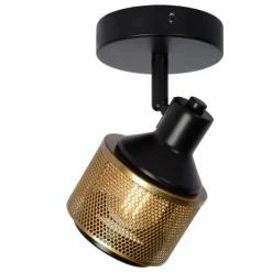 Lampes Dorées-Luminaires Lucide Applique murale Lucide RAFA Noir, 1 lumière
