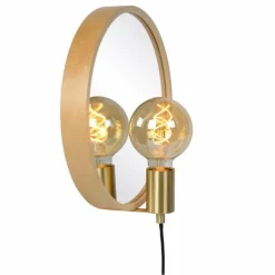 Luminaires Scandinaves-Luminaires Lucide Applique murale Lucide REFLEX Bois clair, 1 lumière