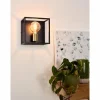 Luminaires Rustiques-Luminaires Lucide Applique murale Lucide RUBEN Noir, 1 lumière