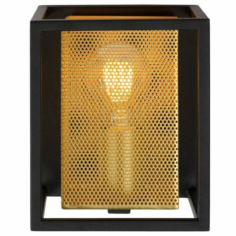 Lampes Dorées-Luminaires Lucide Applique murale Lucide SANSA Noir, 1 lumière