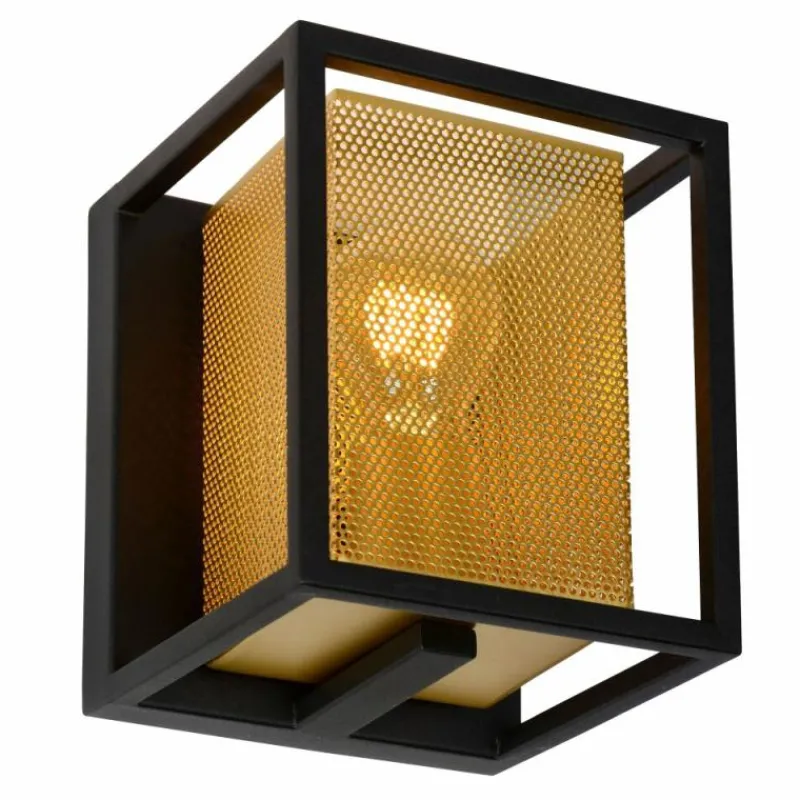 Lampes Dorées-Luminaires Lucide Applique murale Lucide SANSA Noir, 1 lumière