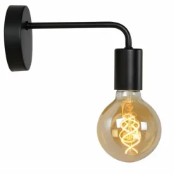 Lampes Vintages & Rétros-Luminaires Lucide Applique murale Lucide SCOTT Noir, 1 lumière