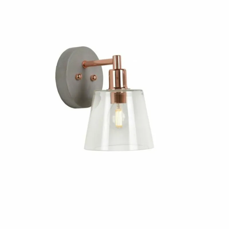 Luminaires Lucide Applique murale Lucide VITRI Cuivre, 1 lumière