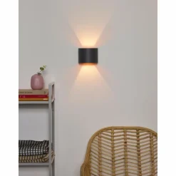 Luminaires Scandinaves-Luminaires Lucide Applique murale Lucide XIO Gris, 1 lumière