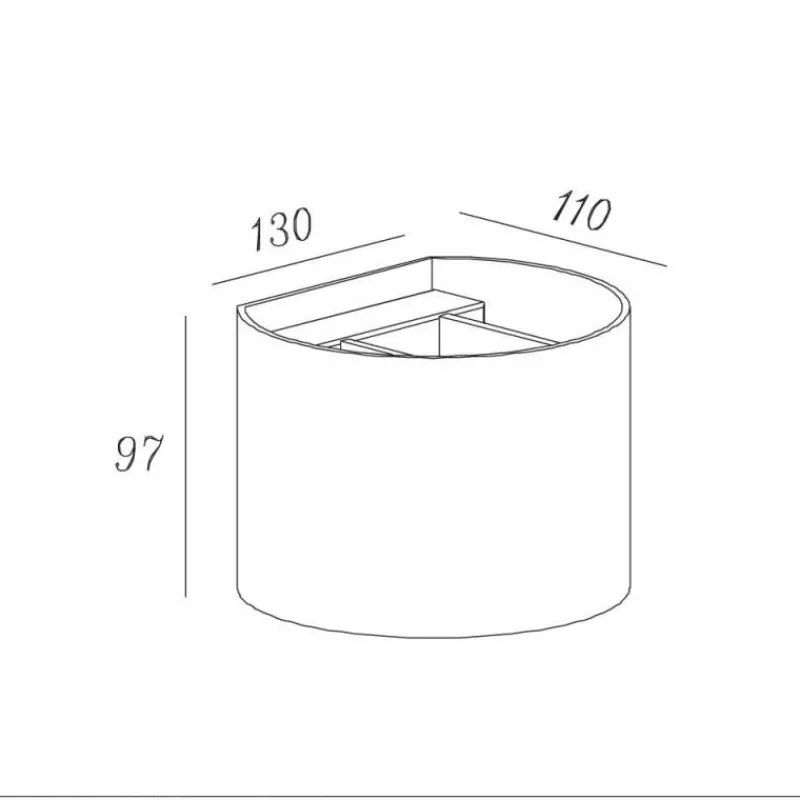 Luminaires Scandinaves-Luminaires Lucide Applique murale Lucide XIO Gris, 1 lumière