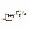 Lampes Industrielles-Luminaires Lutec Applique murale Lutec AMACORD Brun, 5 lumières