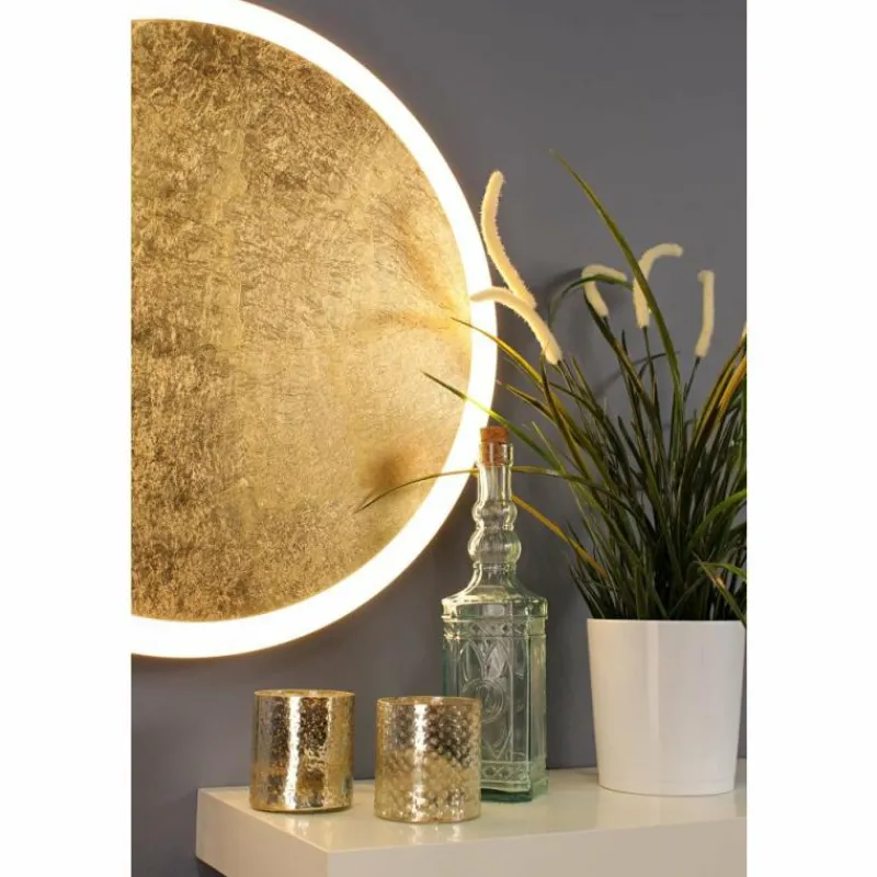 Lampes Dorées-Luminaires Lutec Applique murale Lutec MOON Or, 1 lumière