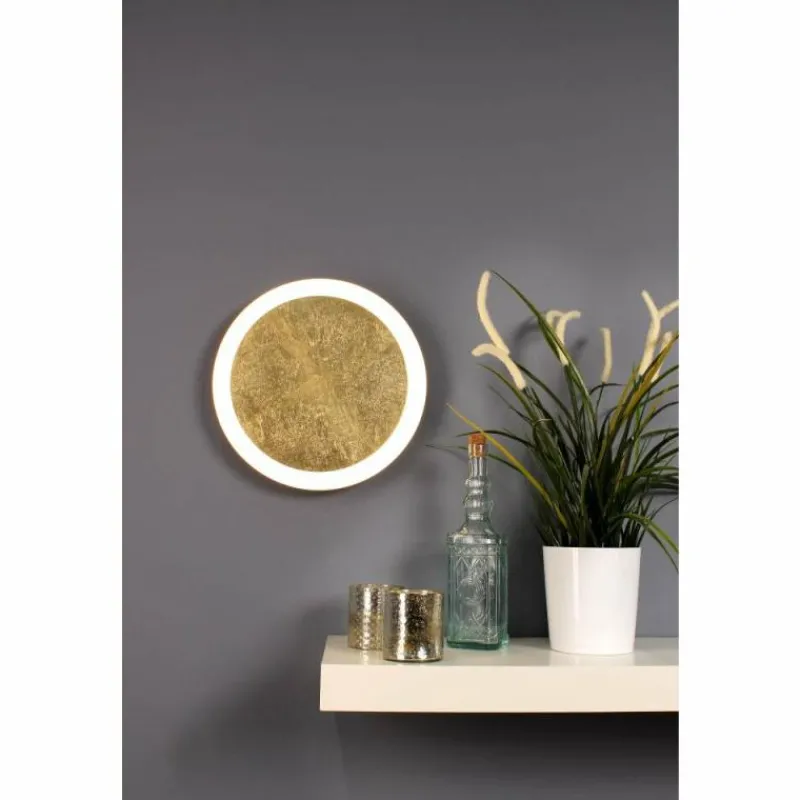 Lampes Dorées-Luminaires Lutec Applique murale Lutec MOON Or, 1 lumière