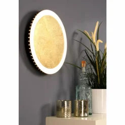 Lampes Dorées-Luminaires Lutec Applique murale Lutec MOON Or, 1 lumière