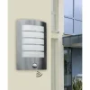 Luminaires Lutec Applique murale Lutec SLIM LED Acier inoxydable, 1 lumière, Détecteur de mouvement