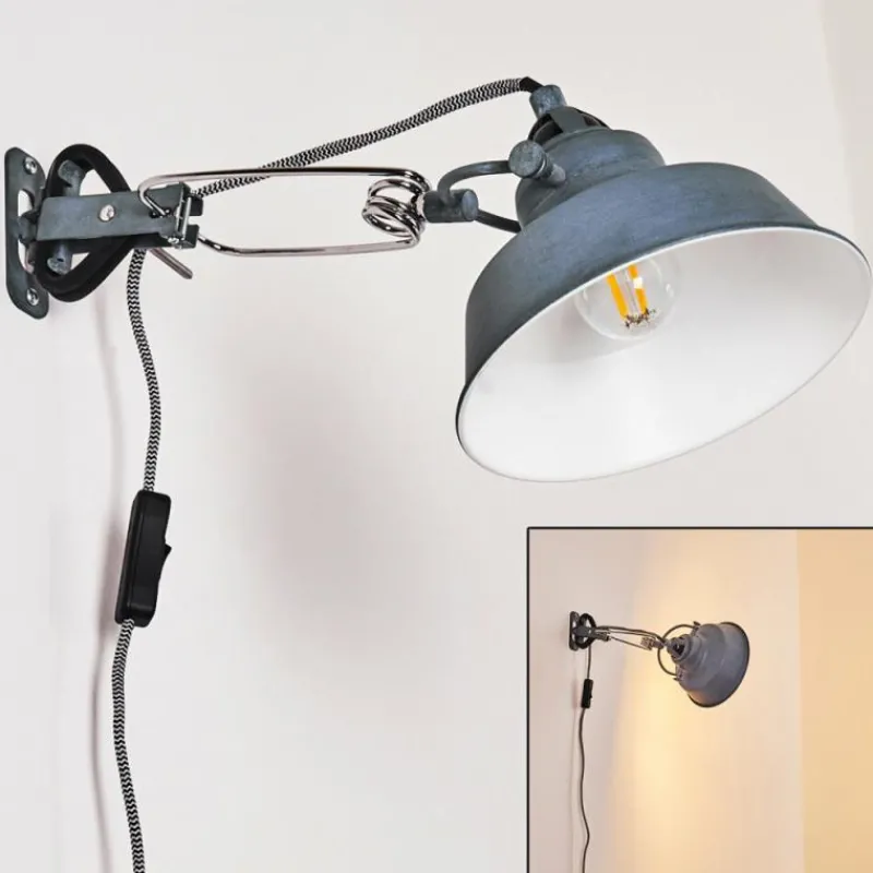 hofstein Applique murale Luven Gris, 1 lumière* Appliques