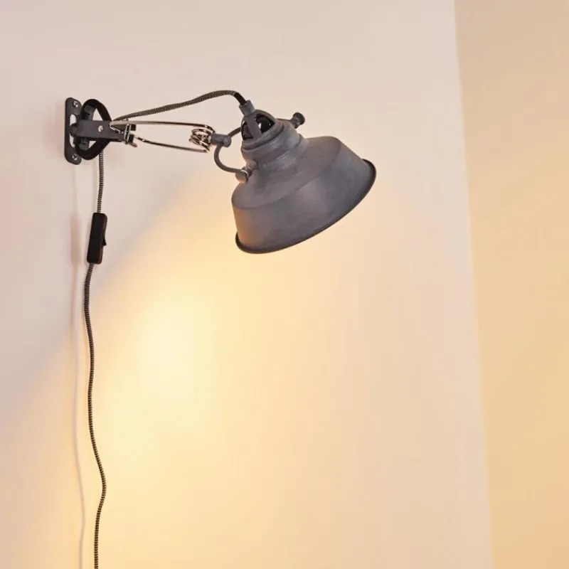 hofstein Applique murale Luven Gris, 1 lumière* Appliques