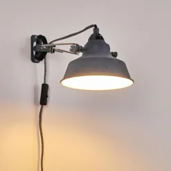 hofstein Applique murale Luven Gris, 1 lumière* Appliques