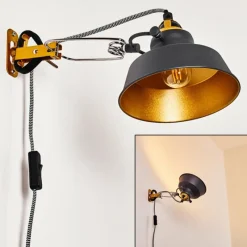 Lampes Dorées-hofstein Applique murale Luven Or, 1 lumière