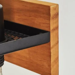 Lampes Vintages & Rétros-hofstein Applique murale Maahui Écru, Noir, 1 lumière