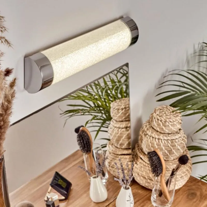 hofstein Applique murale Macaje LED Chrome, Transparent, 1 lumière