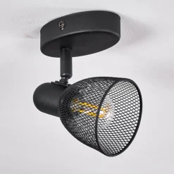 hofstein Applique murale Malawi Noir, 1 lumière