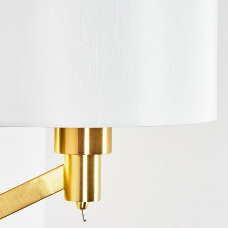 Lampes En Tissu-hofstein Applique murale Manhenha Laiton, 1 lumière