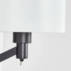 Lampes En Tissu-hofstein Applique murale Manhenha Noir, 1 lumière