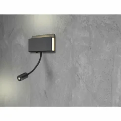 Luminaires Mantra Applique murale Mantra CABARETE LED Noir, 1 lumière* Éclairage Led