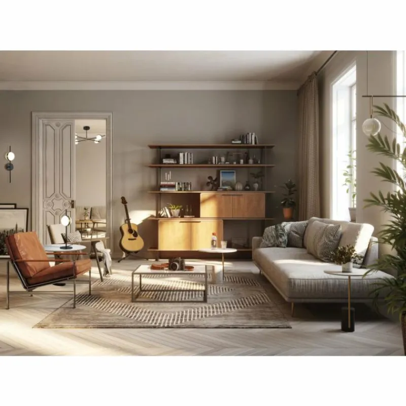 Lampes Dorées-Luminaires Mantra Applique murale Mantra CUBA LED Or, Noir, 1 lumière