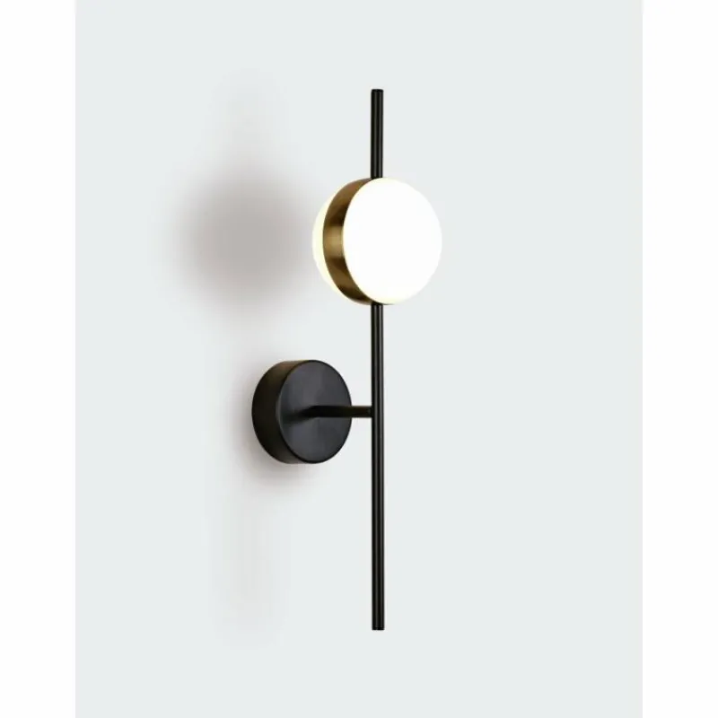 Lampes Dorées-Luminaires Mantra Applique murale Mantra CUBA LED Or, Noir, 1 lumière