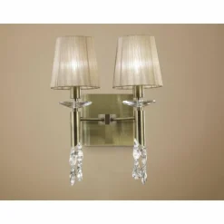 Luminaires Mantra Applique murale Mantra TIFFANY Brun, 2 lumières
