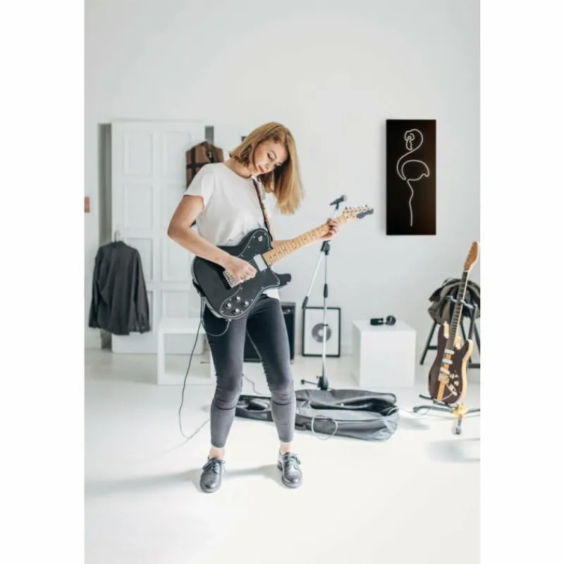 Lampes En Bois-Luminaires Mantra Applique murale Mantra TRAZOS LED Noir, 1 lumière