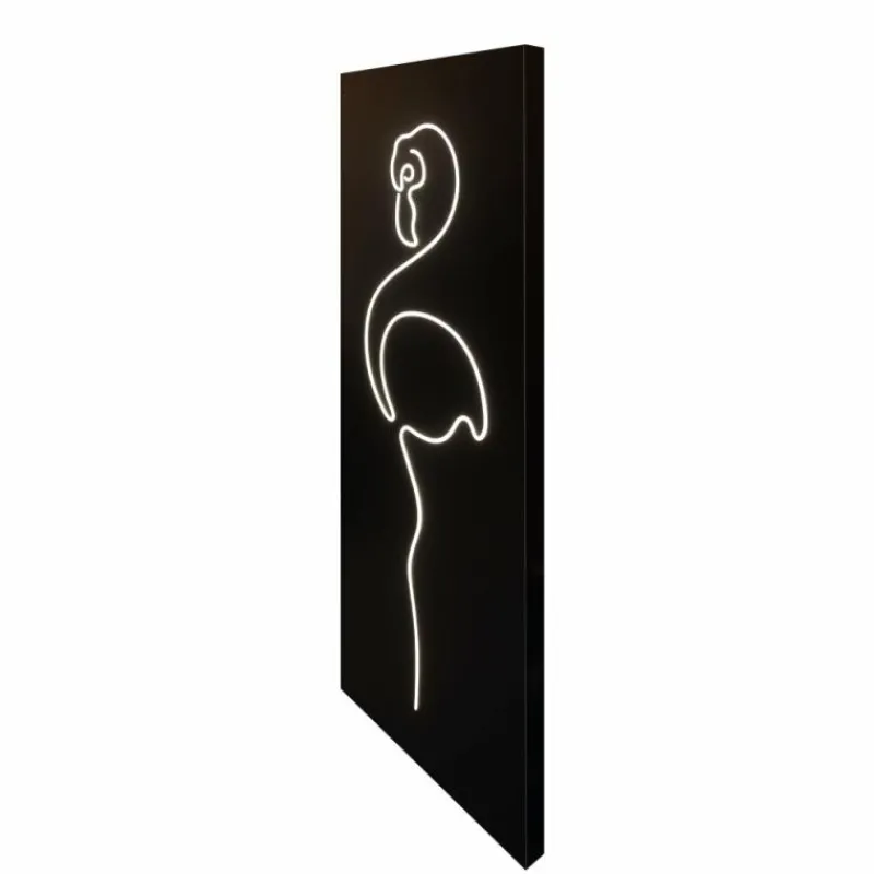 Lampes En Bois-Luminaires Mantra Applique murale Mantra TRAZOS LED Noir, 1 lumière