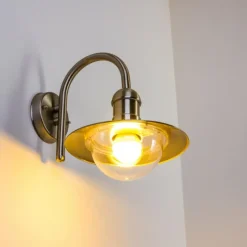 hofstein Applique murale Massive myGarden RADOM Acier inoxydable, 1 lumière