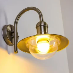 hofstein Applique murale Massive myGarden RADOM Acier inoxydable, 1 lumière