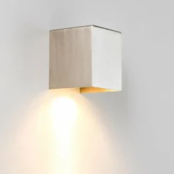 Lampe Turque-hofstein Applique murale Matera Nickel mat, 1 lumière