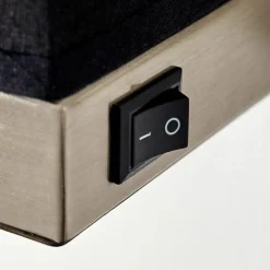 Lampes En Tissu-hofstein Applique murale Meldal Argenté, 1 lumière