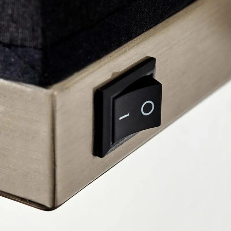 Lampes En Tissu-hofstein Applique murale Meldal Argenté, 1 lumière