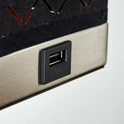 Lampes En Tissu-hofstein Applique murale Meldal Argenté, 1 lumière