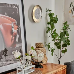 hofstein Applique murale Merlo LED Argenté, 1 lumière