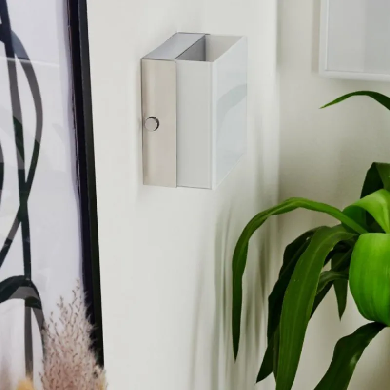 hofstein Applique murale Metaghan LED Chrome, 1 lumière