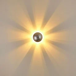 Lampe Turque-hofstein Applique murale Mezia Argenté, 1 lumière