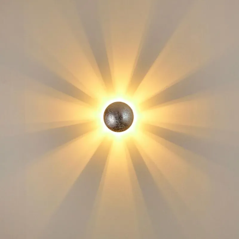 Lampe Turque-hofstein Applique murale Mezia Argenté, 1 lumière