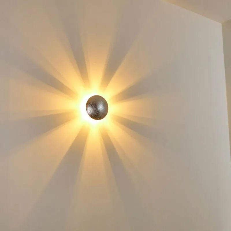 Lampe Turque-hofstein Applique murale Mezia Argenté, 1 lumière