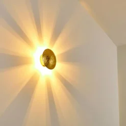 Lampe Turque-hofstein Applique murale Mezia Or, 1 lumière