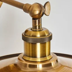 Luminaires Rustiques-hofstein Applique murale Moena Vieux laiton, Bronze, 1 lumière