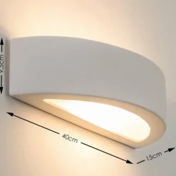 hofstein Applique murale Montefalco Blanc, 1 lumière