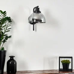 hofstein Applique murale Morzine Noir, 1 lumière