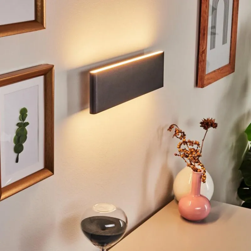 hofstein Applique murale Mosambik LED Noir, Blanc, 1 lumière