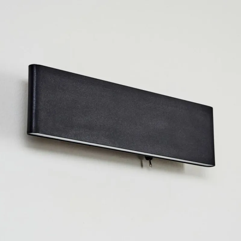 hofstein Applique murale Mosambik LED Noir, Blanc, 1 lumière