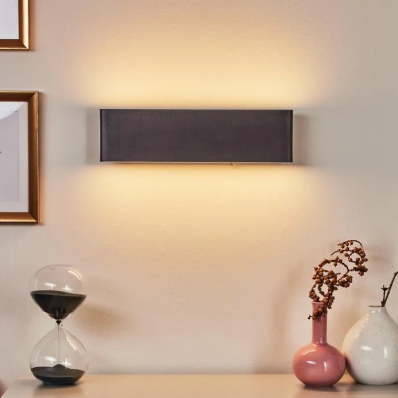 hofstein Applique murale Mosambik LED Noir, Blanc, 1 lumière